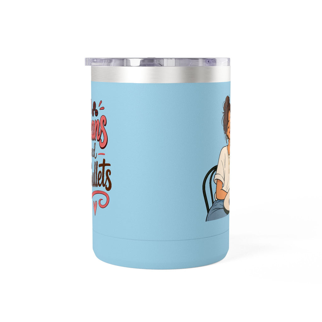 Beans and Bullets-15oz Travel Mug Tumbler