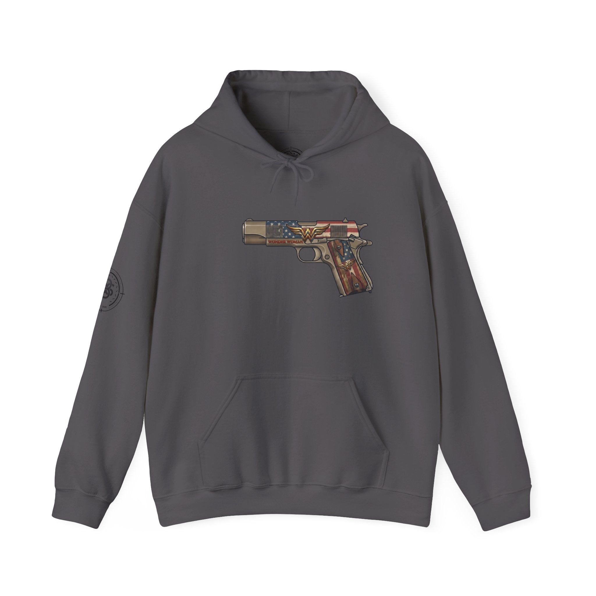 WW emblem Pistol Graphic Hoodie