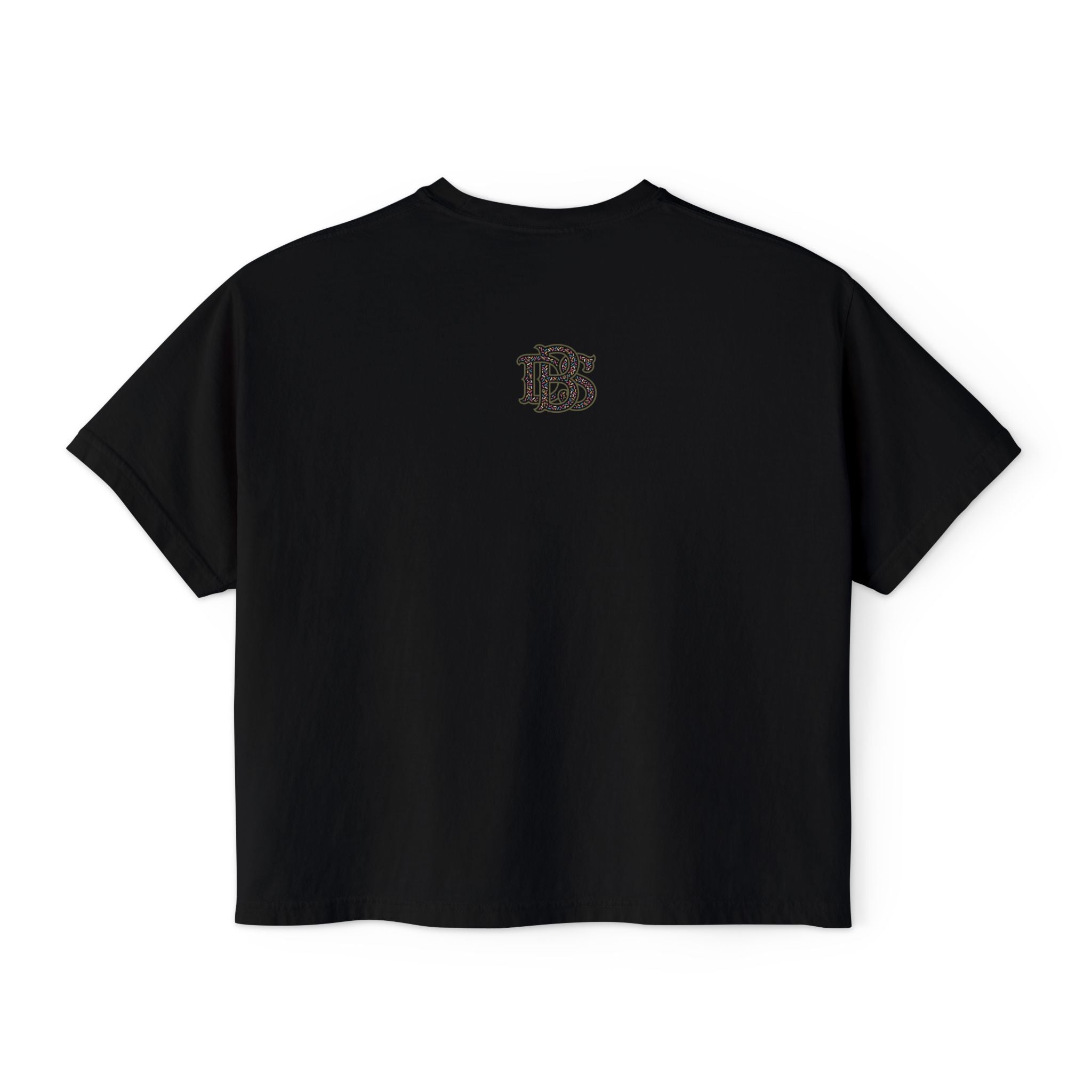 Beans and Bullets Women's Boxy Tee – Coffee Lover Graphic Crop Tee