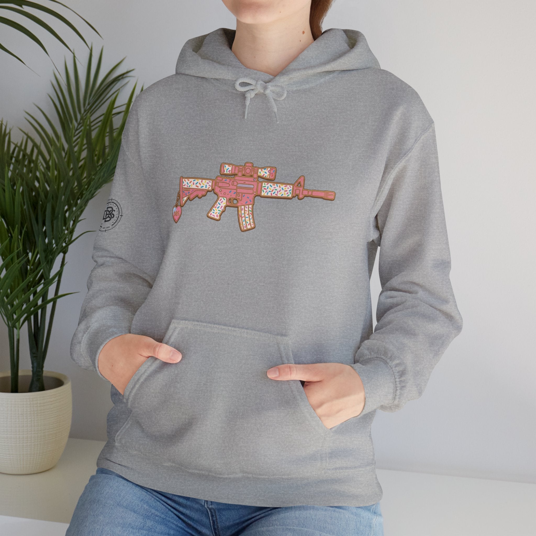 Sprinkle AR Rifle Graphic Hoodie