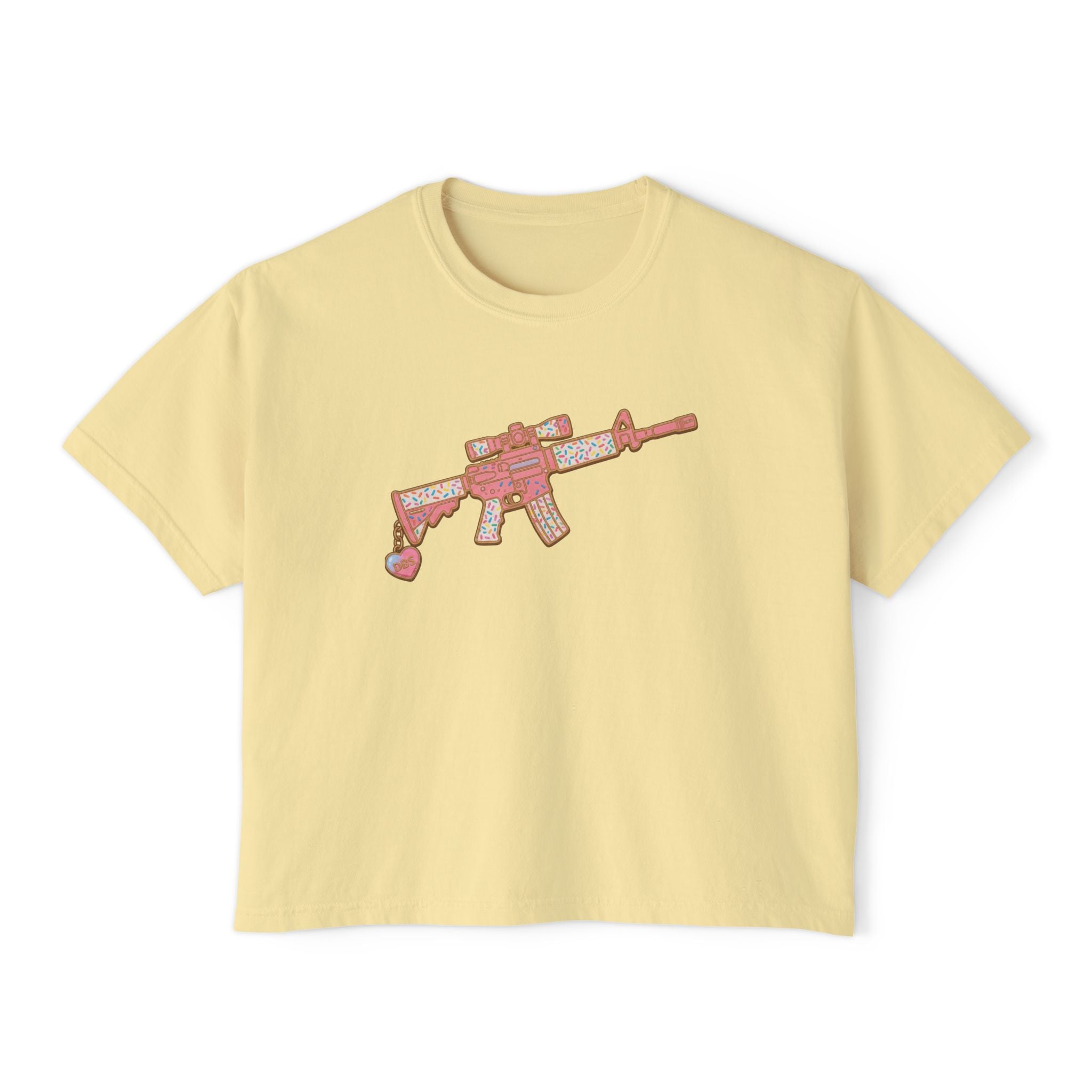 The Signature Sprinkles- AR Rifle- Women's Boxy Tee