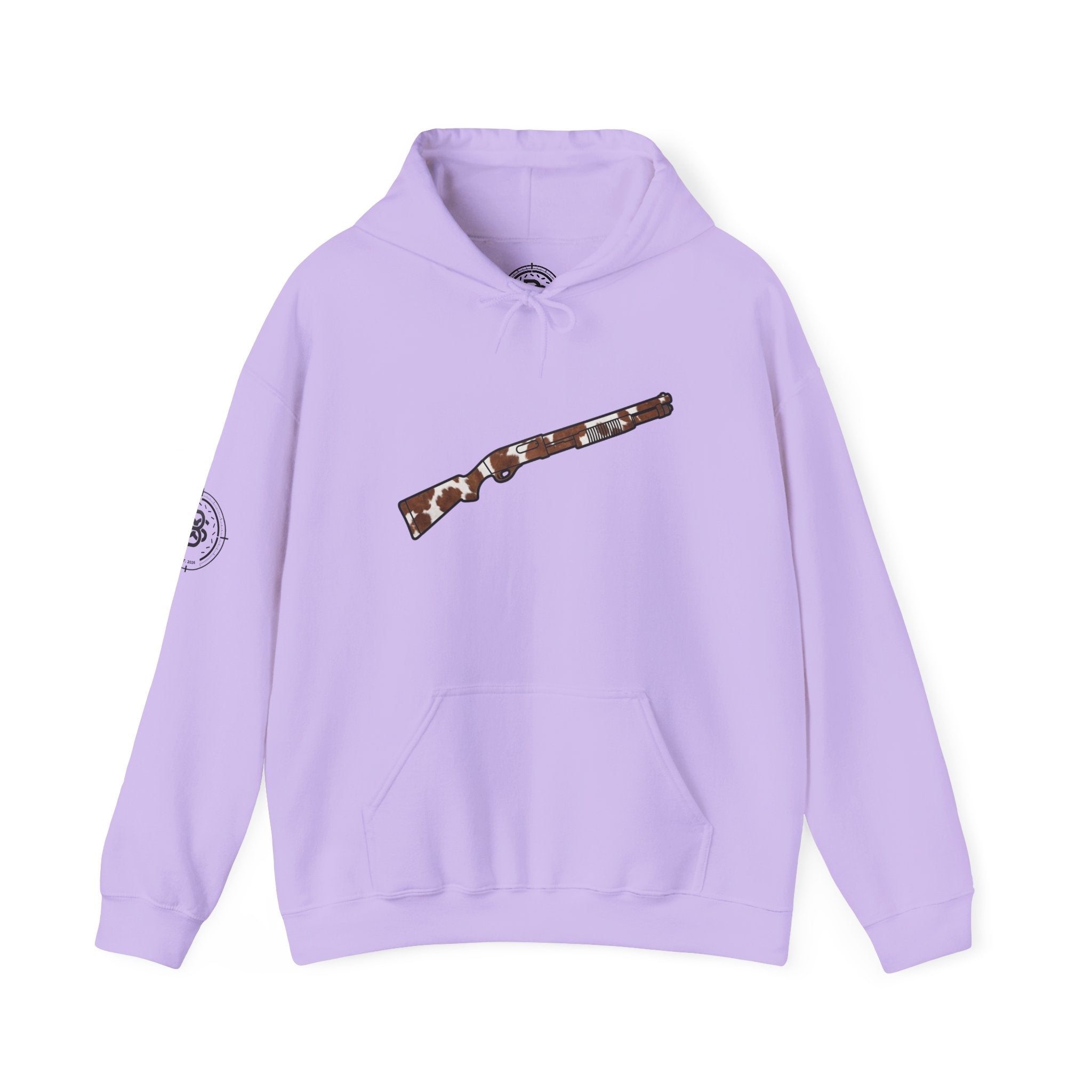 Cow Hide Shotgun Silhouette Hoodie