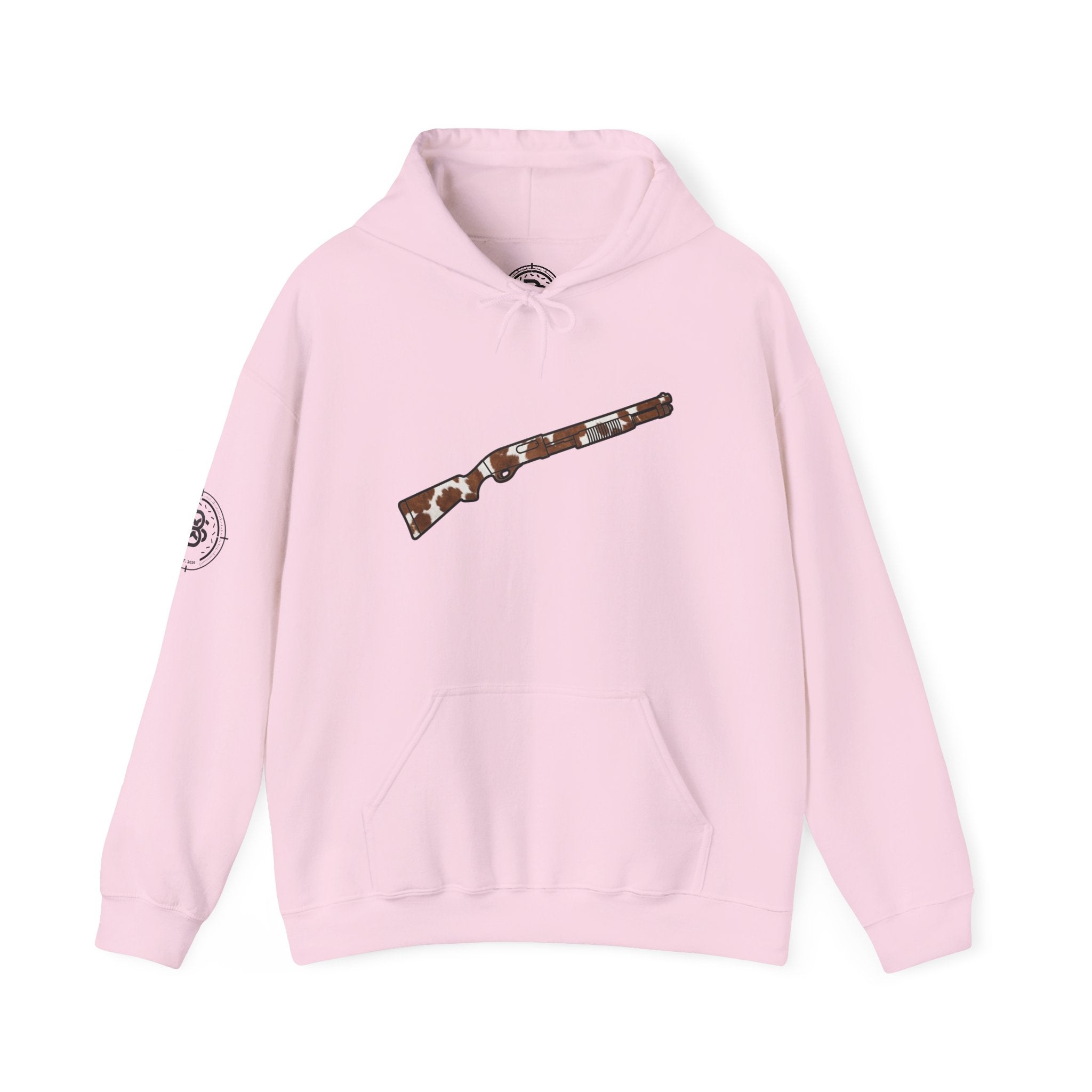 Cow Hide Shotgun Silhouette Hoodie