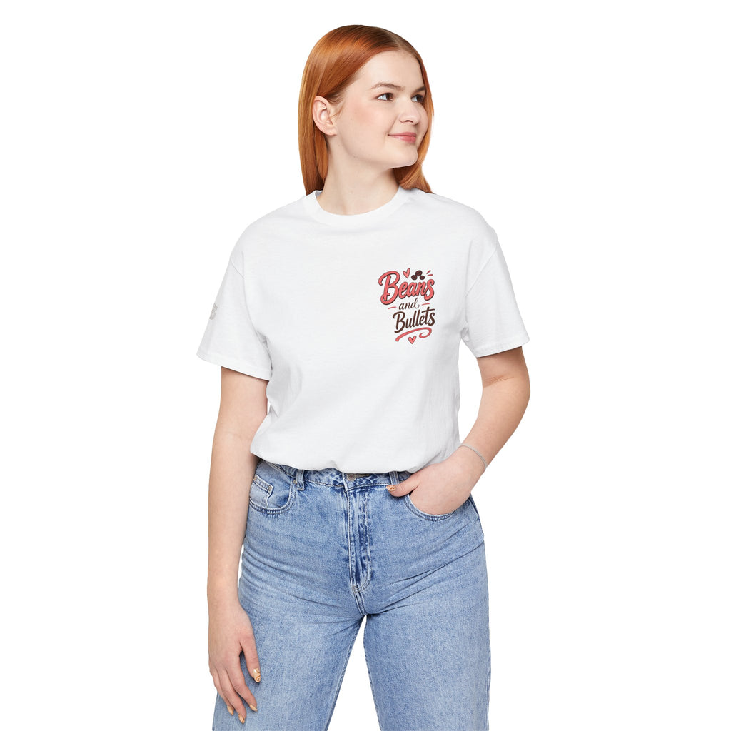 'Beans and Bullets' Coffee Lover T-Shirt