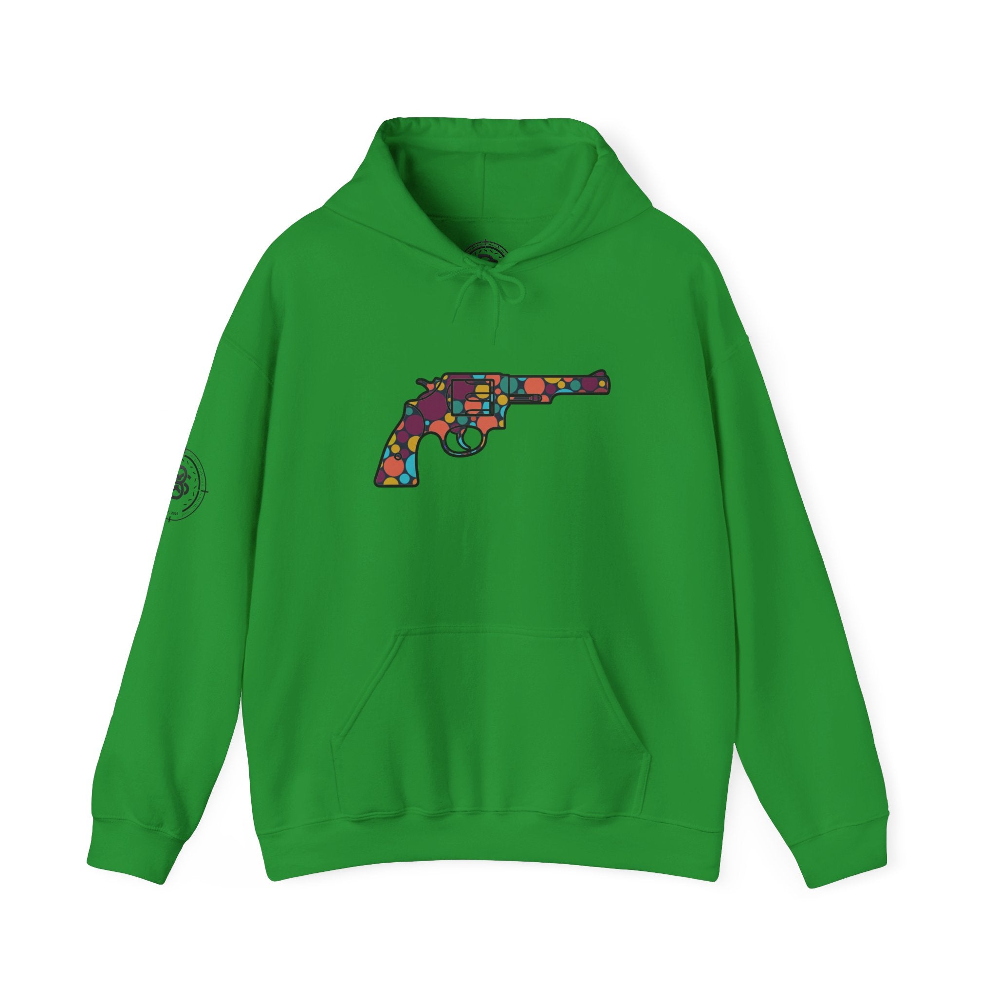 Revolver Dot Silhouette-Hooded Sweatshirt
