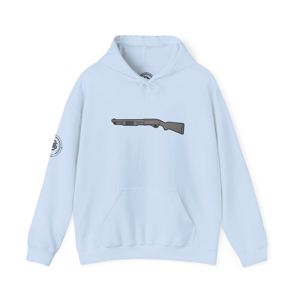 Checkered Shotgun Graphic Hoodie