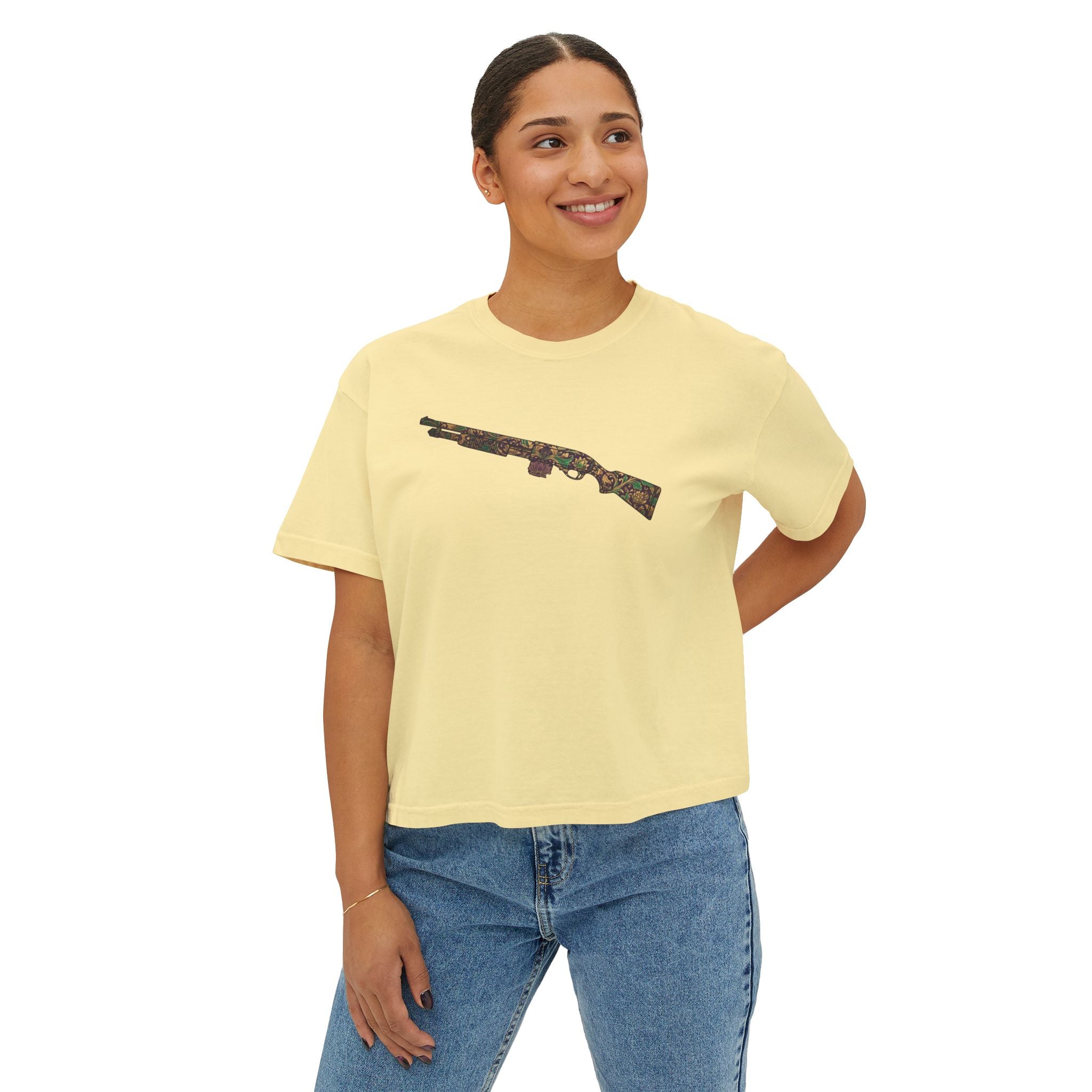 The Floral Collection-Shotgun-Women's Boxy Tee