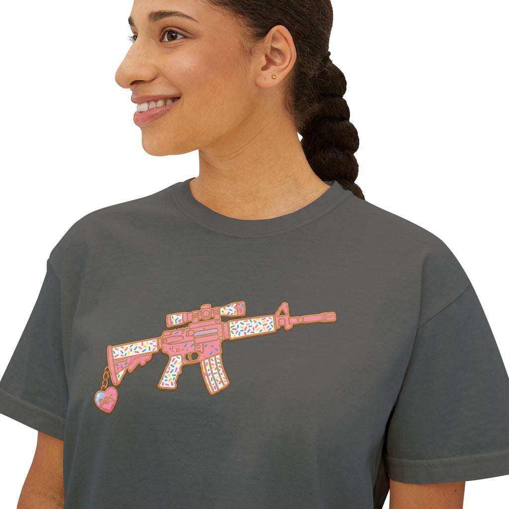 The Signature Sprinkles- AR Rifle- Women's Boxy Tee