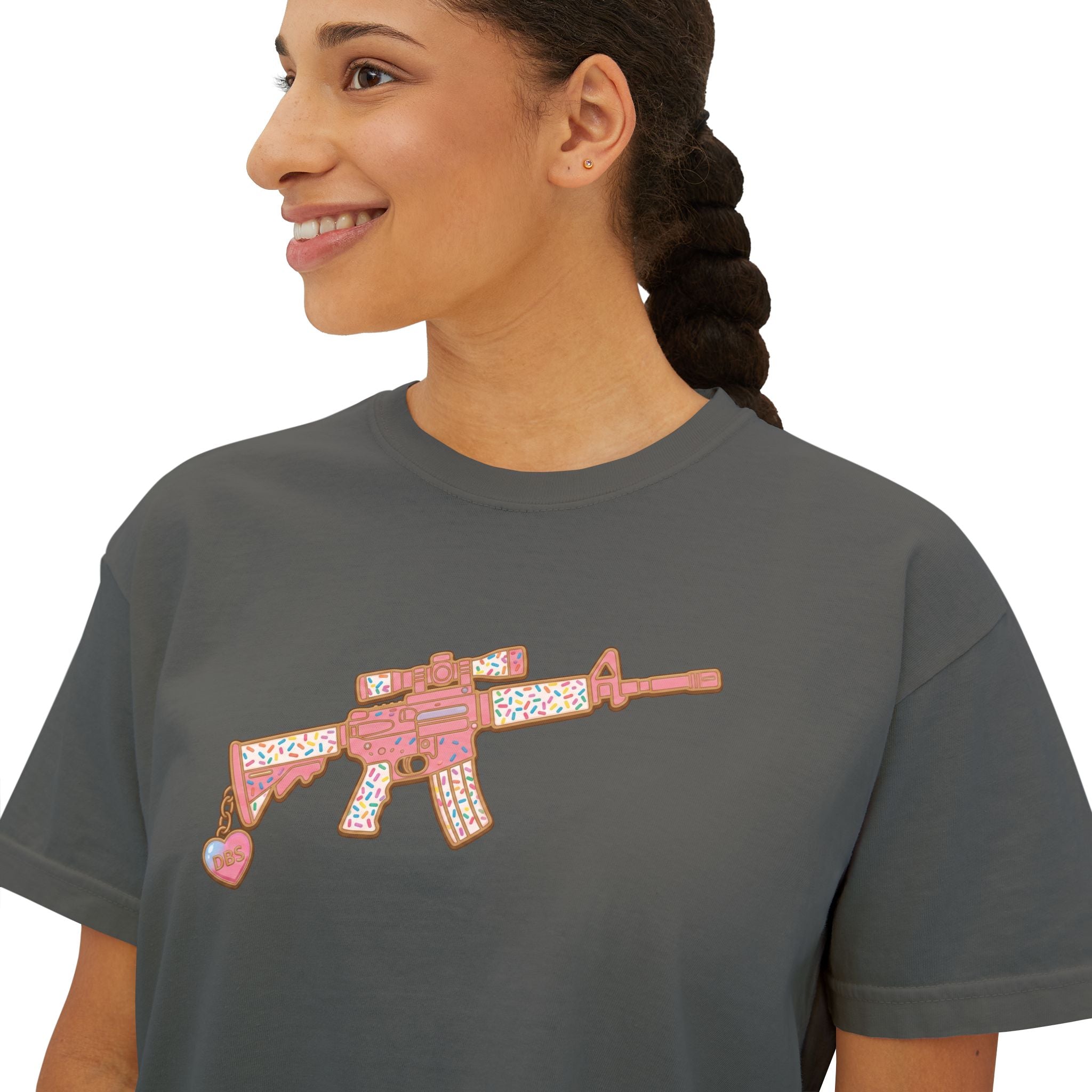 The Signature Sprinkles- AR Rifle- Women's Boxy Tee