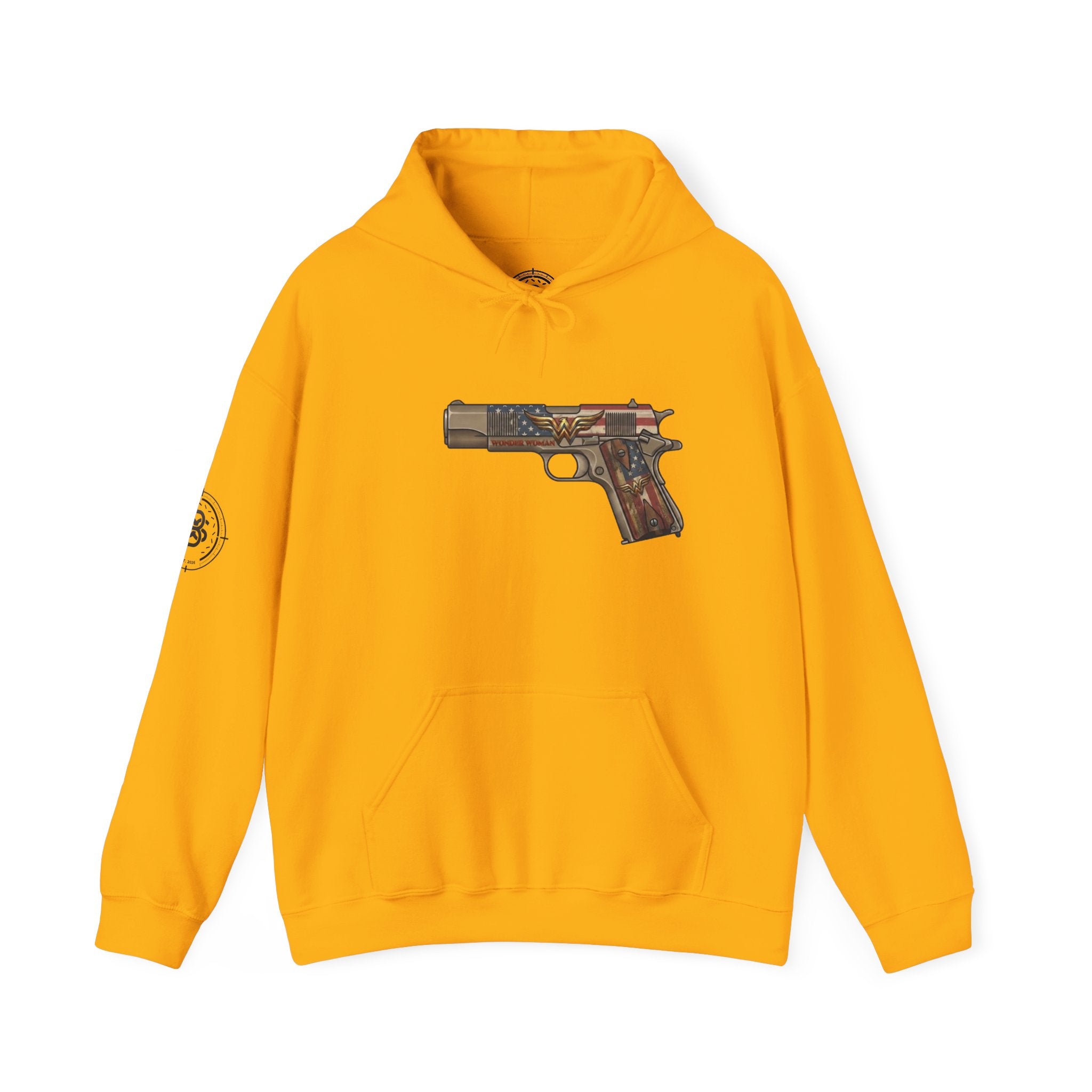 WW emblem Pistol Graphic Hoodie