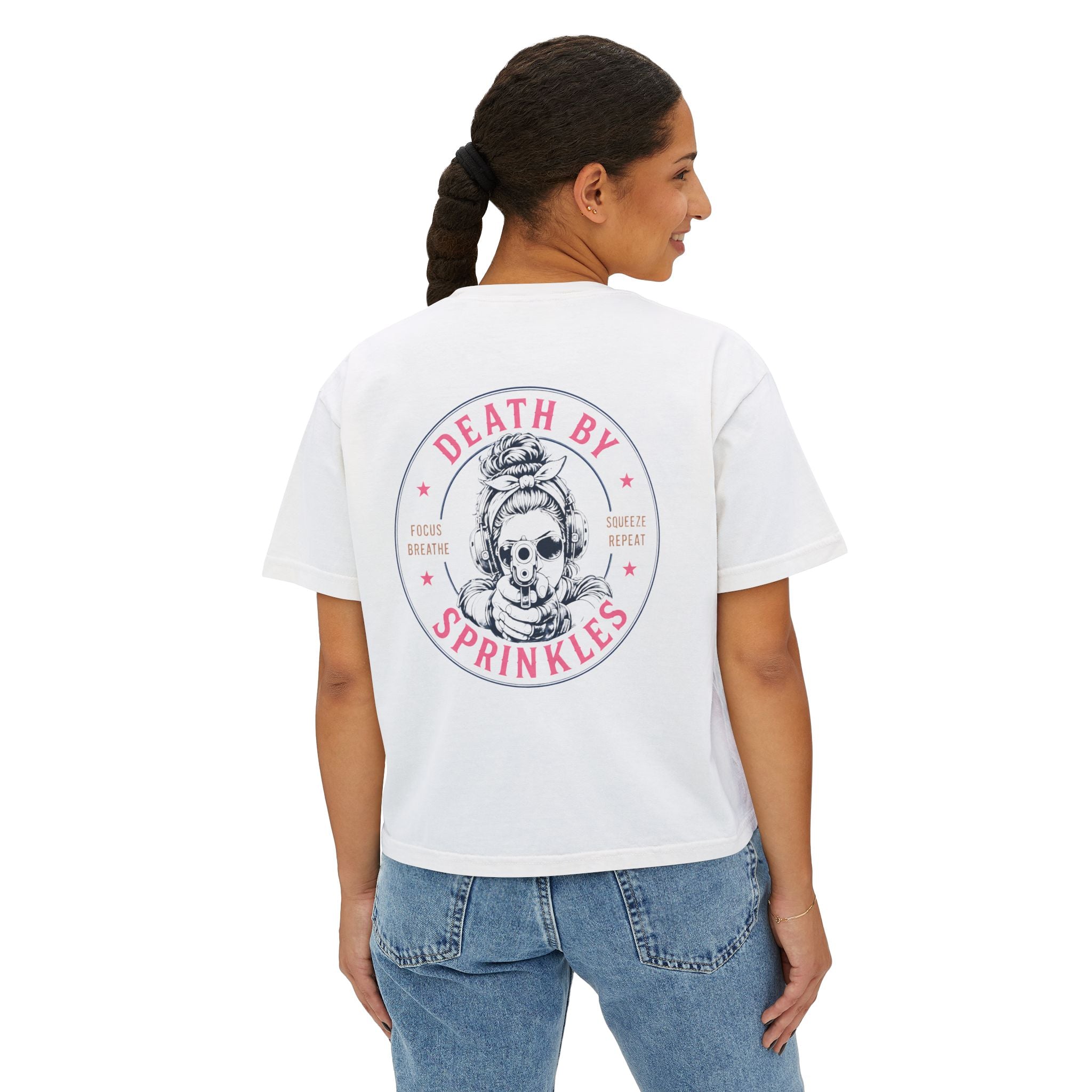 Death By Sprinkles-Women’s Crop T-Shirt