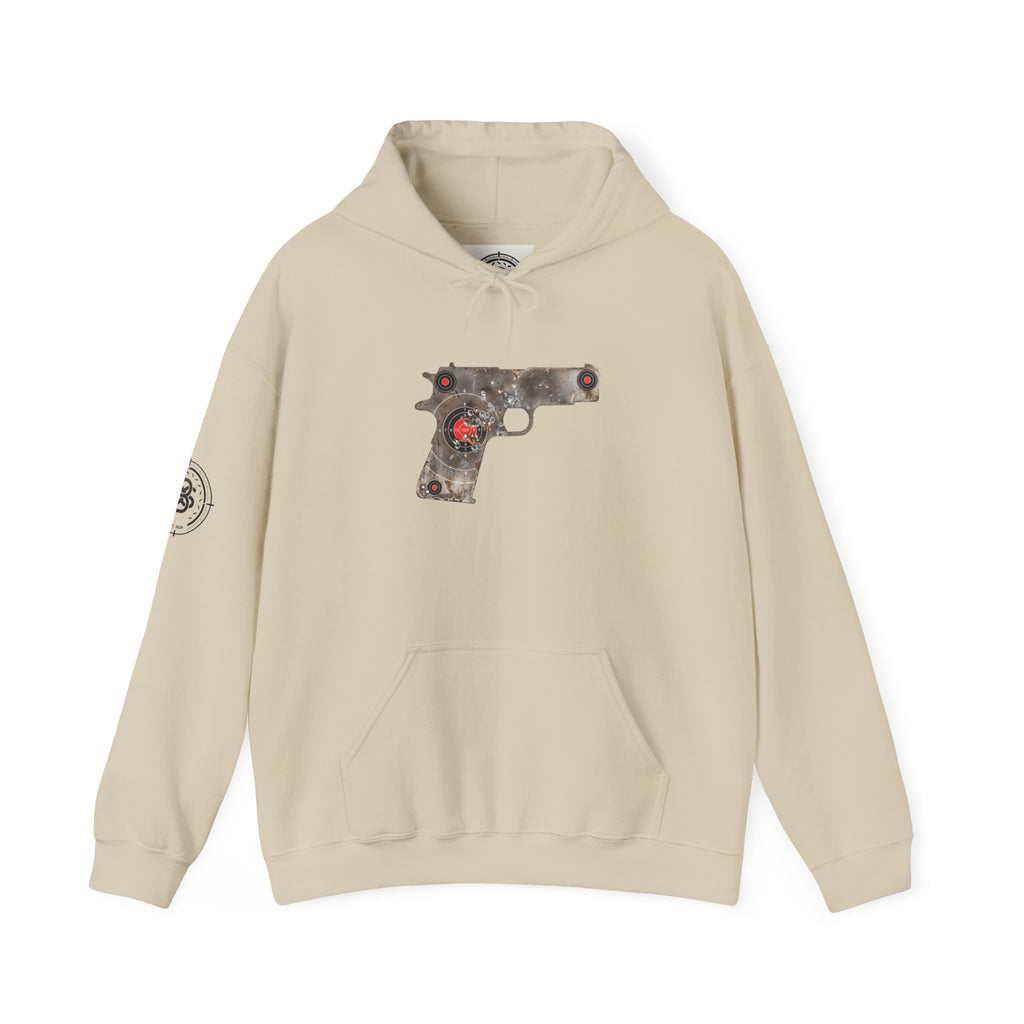 Vintage Metal Pistol Graphic Hoodie