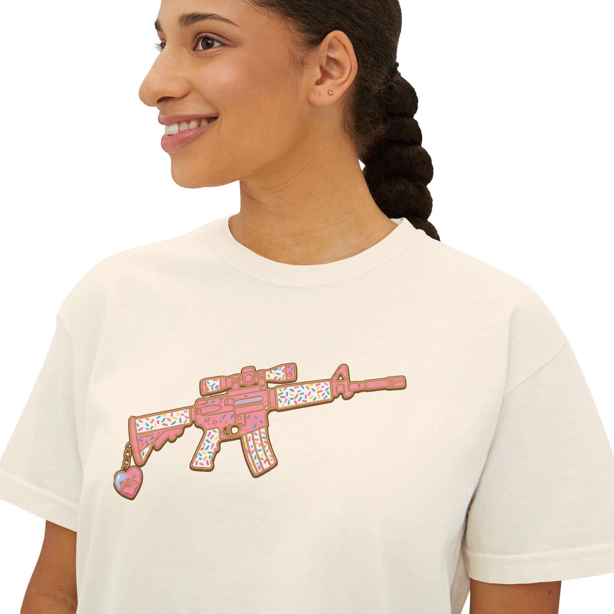 The Signature Sprinkles- AR Rifle- Women's Boxy Tee